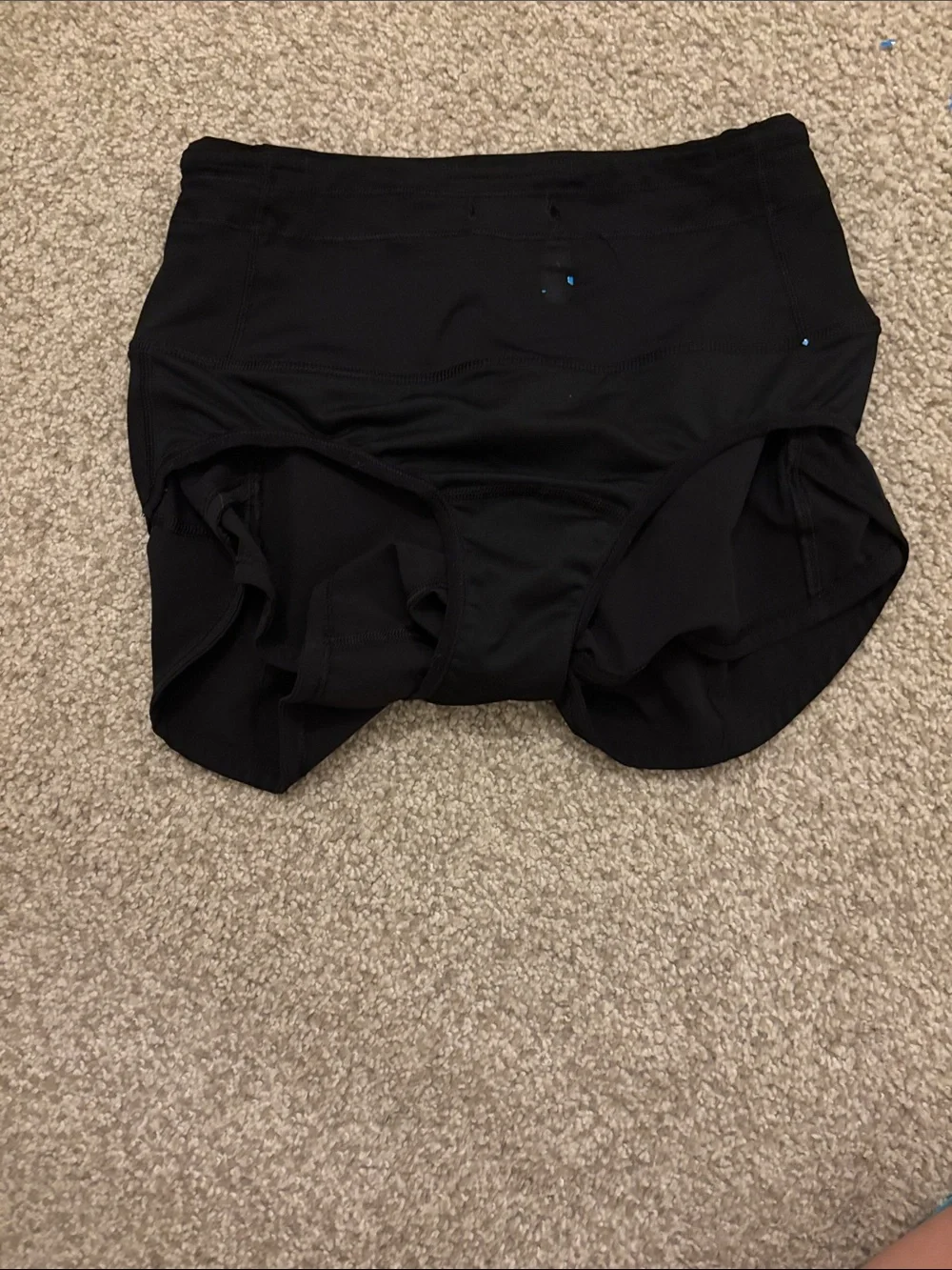 Lululemon black speed up shorts